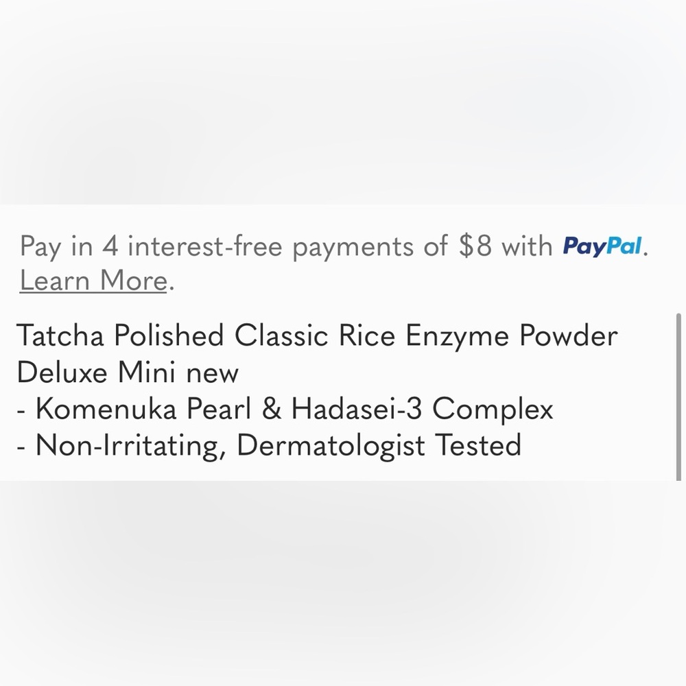2  containers Tatcha Rice Powder - Picture 6 of 6
